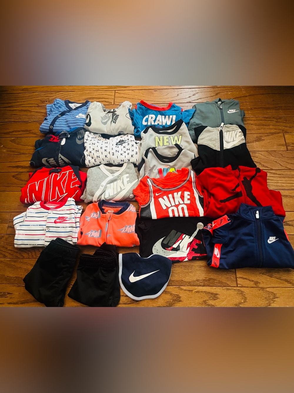 Nike Baby & Toddler Clothing Lot - Red, Blue, Gray, Black, White